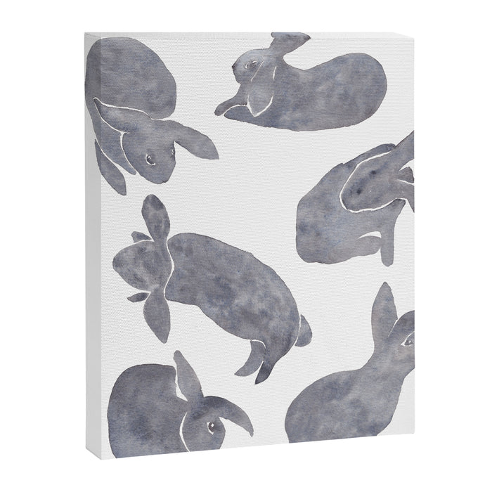 Bunny Poses Canvas Print Gallery Image 1