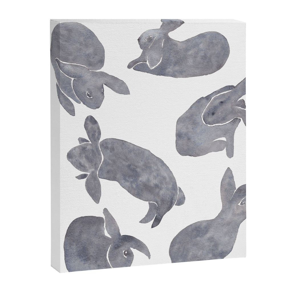 Bunny Poses Canvas Print Gallery Image 8