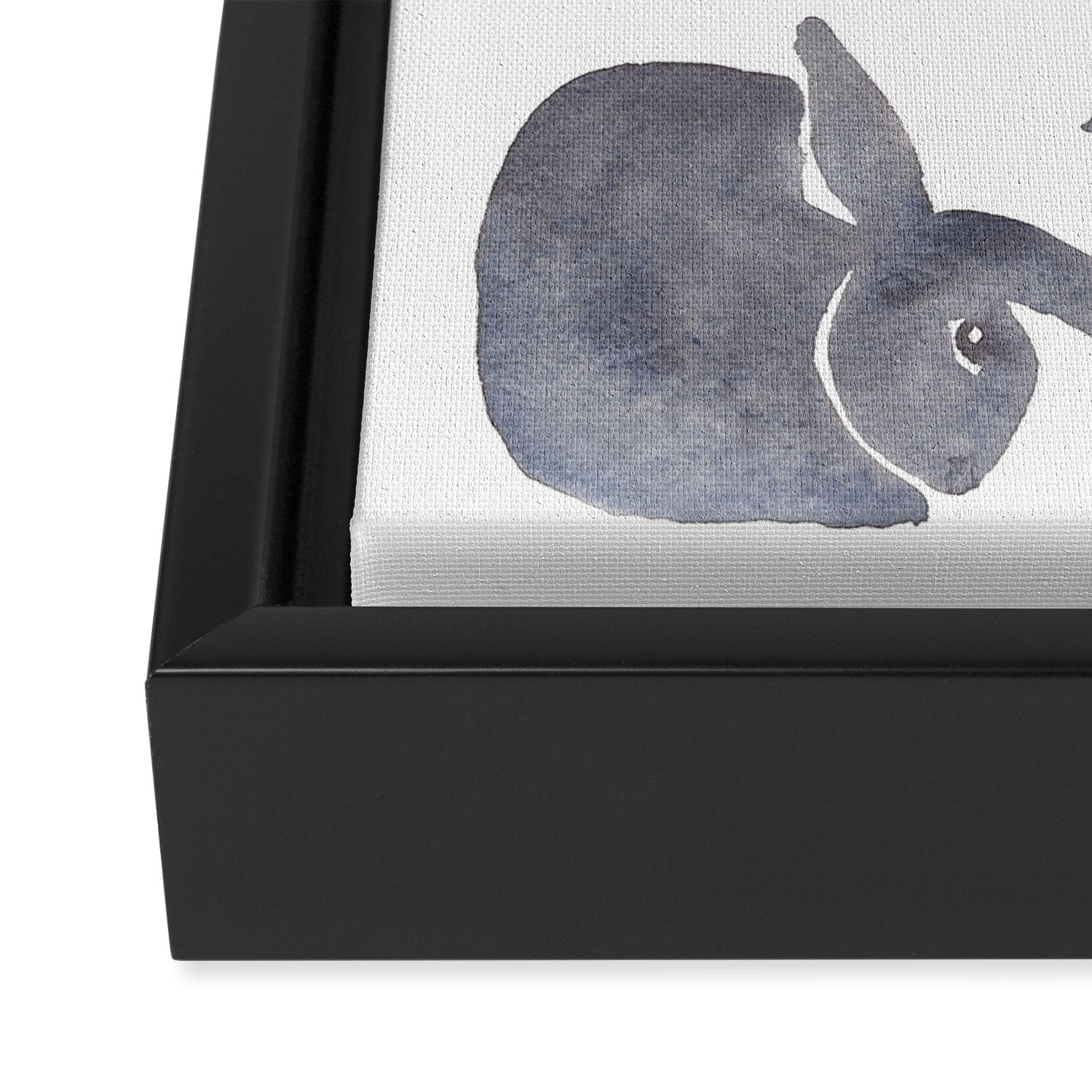 Bunny Poses Framed Canvas Print Gallery Image 3