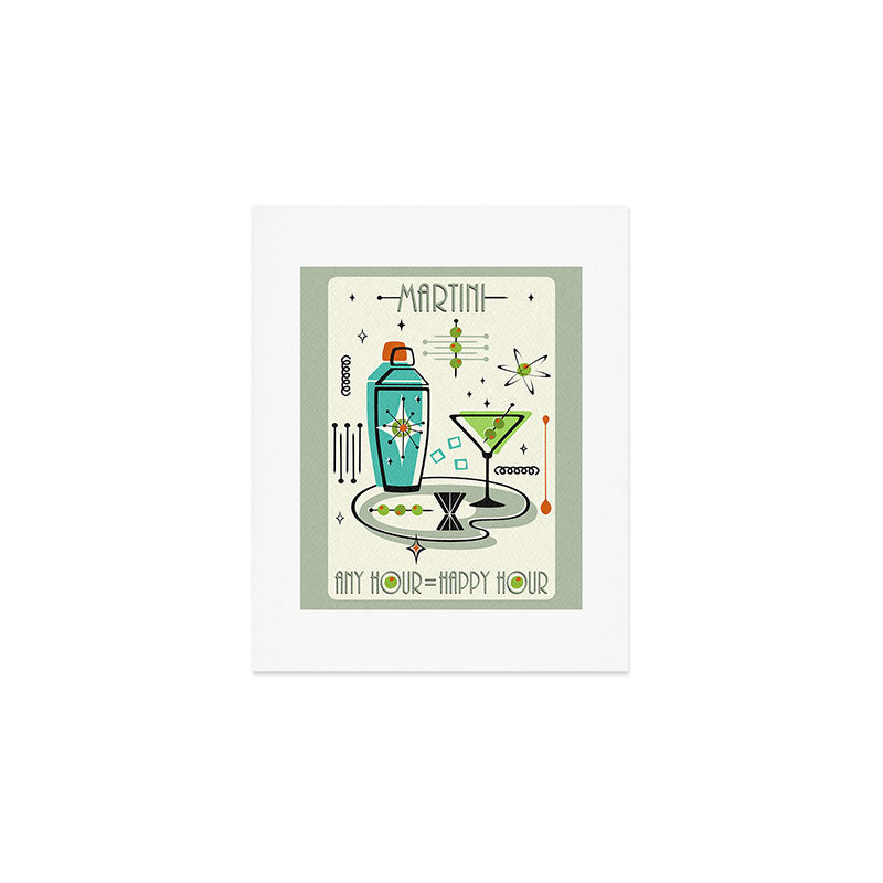 Atomic Martini ©studioxtine Art Print Gallery Image 1