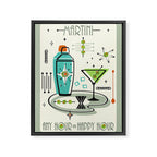 Atomic Martini ©studioxtine Framed Canvas Print Gallery Image 8