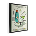 Atomic Martini ©studioxtine Framed Canvas Print Gallery Image 2