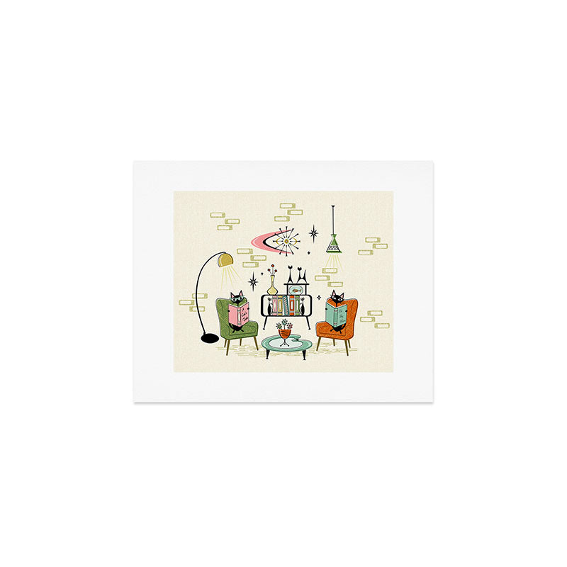 Cozy Cats Den studioxtine Art Print Gallery Image 1