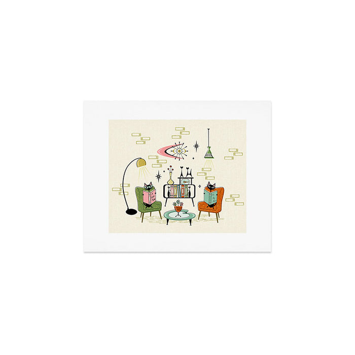 Cozy Cats Den studioxtine Art Print Gallery Image 1