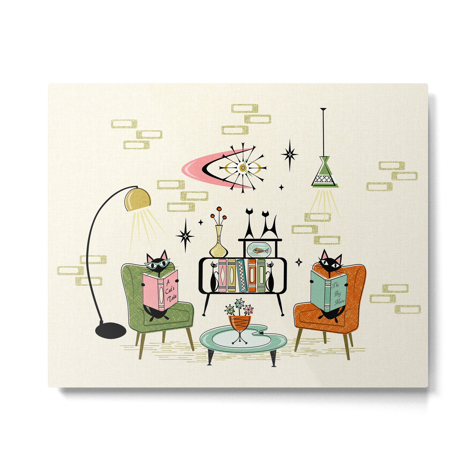 Cozy Cats Den studioxtine Metal Print Gallery Image 6