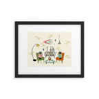 Cozy Cats Den studioxtine Framed Art Print Gallery Image 6
