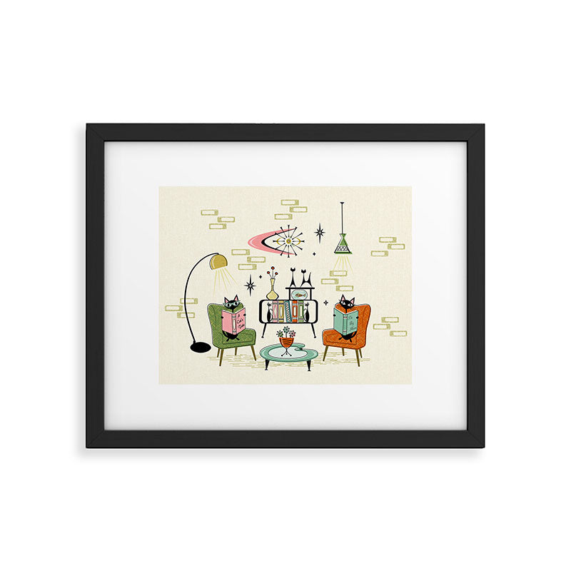 Cozy Cats Den studioxtine Framed Art Print Gallery Image 6