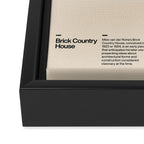 Brick Country House, Ludwig Mies van der Rohe, Minimal Architecture Bauhaus Design Framed Canvas Print Gallery Image 3