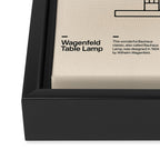 Wagenfeld Table Lamp, Wilhelm Wagenfeld, Minimal Furniture Bauhaus Design Framed Canvas Print Gallery Image 3