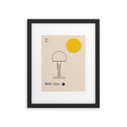 Wagenfeld Table Lamp, Wilhelm Wagenfeld, Minimal Furniture Bauhaus Design Framed Art Print Gallery Image 5