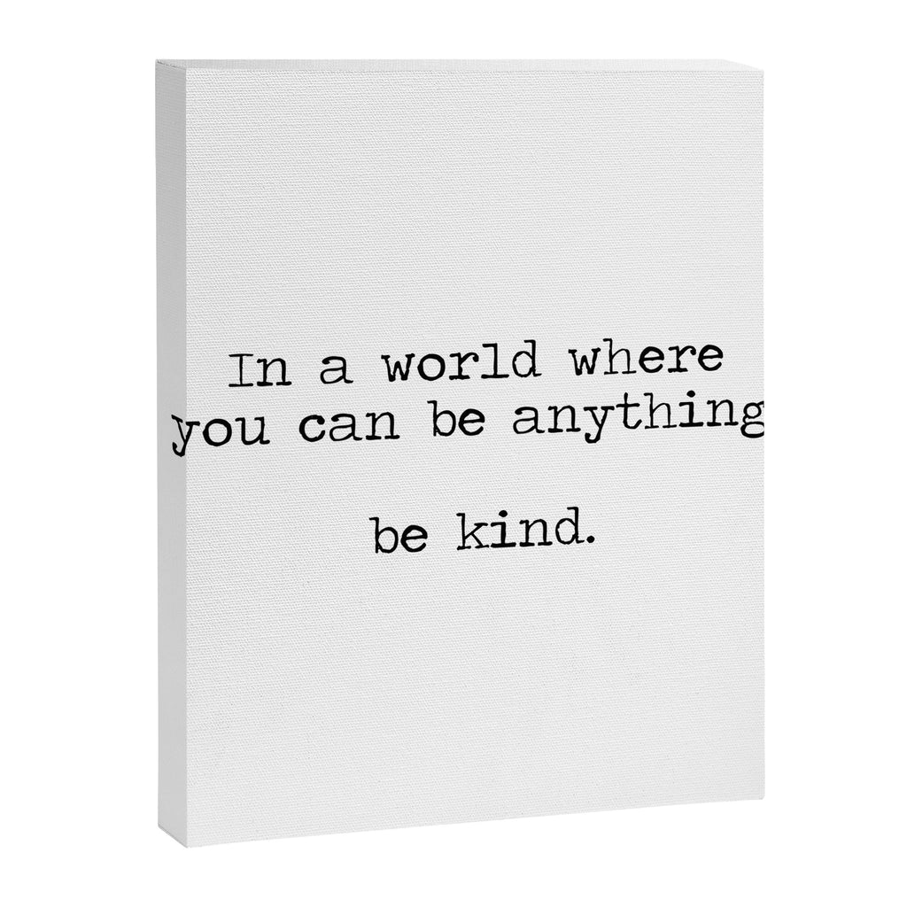 In A World Where You Can Be Anything -Be Kind Canvas Print Gallery Image 8