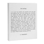 The Man In the Arena Quote by Theodore Roosevelt it's not the critic that counts Canvas Print Gallery Image 8