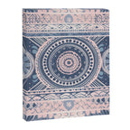 Ancient Pattern (pink & navy) Canvas Print Gallery Image 8