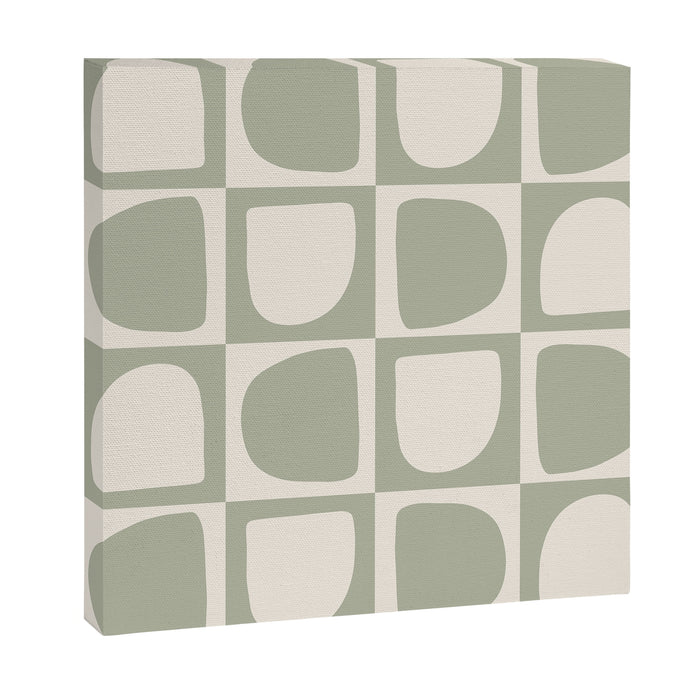 Art forms (sage) Canvas Print Gallery Image 1