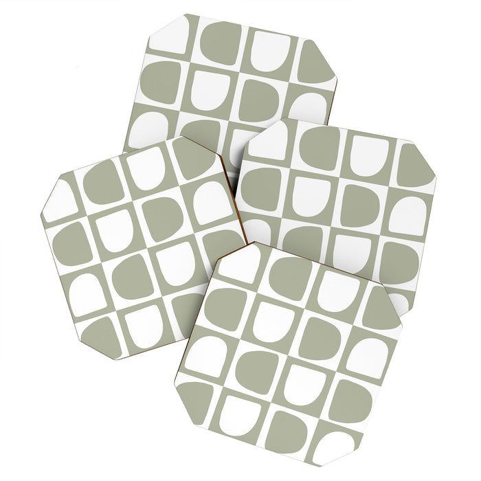 Art forms (sage) Coaster Gallery Image 1