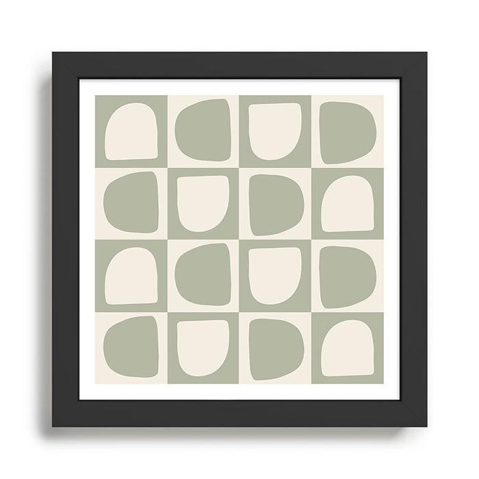 Art forms (sage) Framed Art Print Gallery Image 1