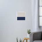 Beige Navy Art Print Gallery Image 3
