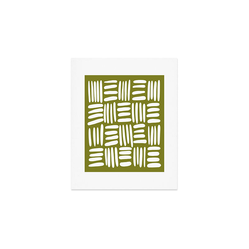 Boho (matcha green) Art Print Gallery Image 1