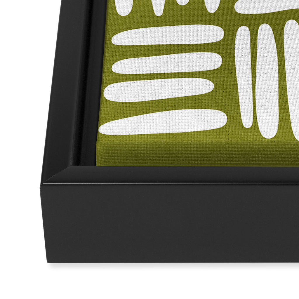 Boho (matcha green) Framed Canvas Print Gallery Image 2