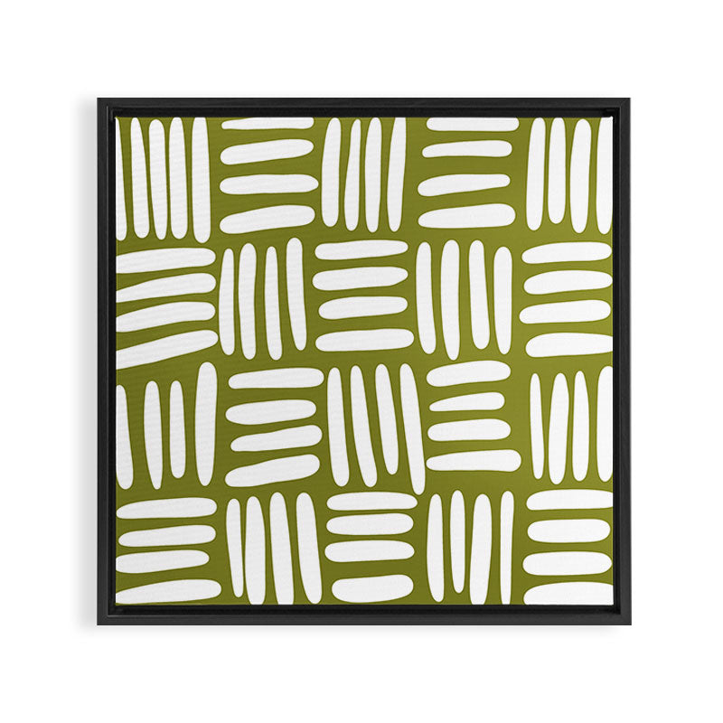 Boho (matcha green) Framed Canvas Print Gallery Image 3