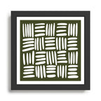 Boho (Olive Green) Framed Art Print Gallery Image 1