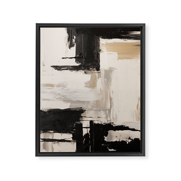 Bold Neutral I Framed Canvas Print Gallery Image 1