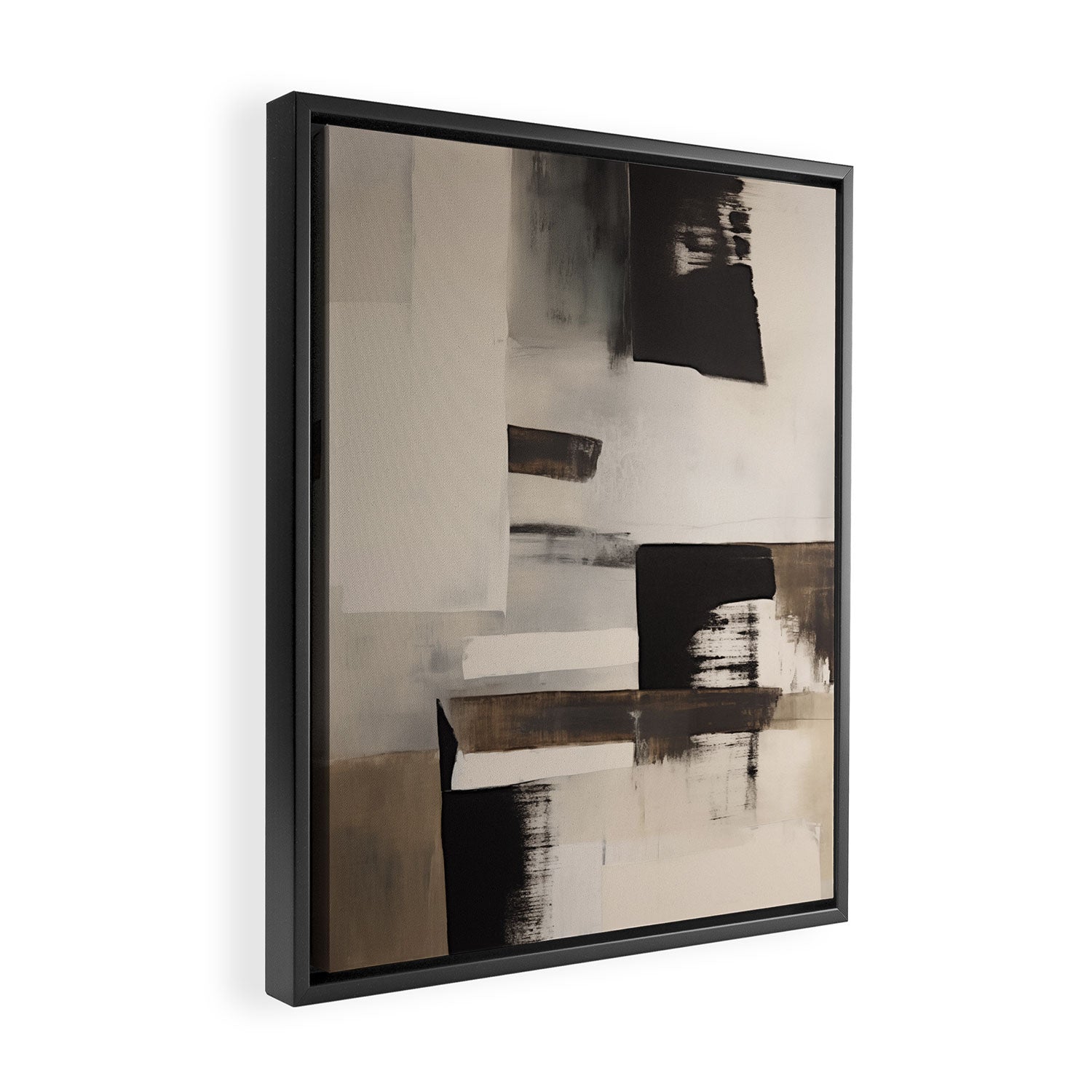 Bold Neutral II Framed Canvas Print Gallery Image 2