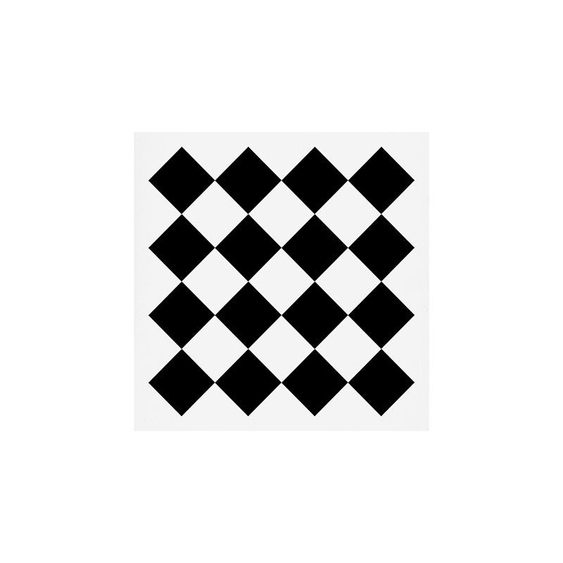 Checkered (Black and White) Art Print Gallery Image 1