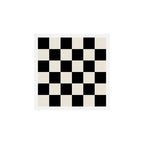 Checkered (Black Cream) Art Print Gallery Image 1