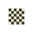 Checkered (Olive Cream) Art Print Gallery Image 1