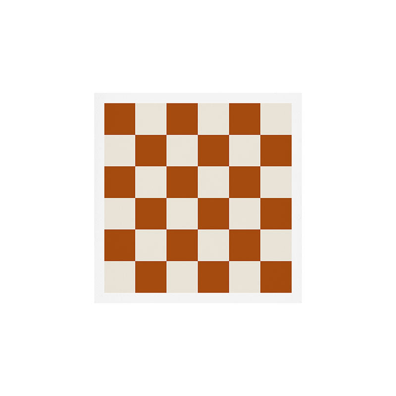Checkered (Rust Cream) Art Print Gallery Image 1