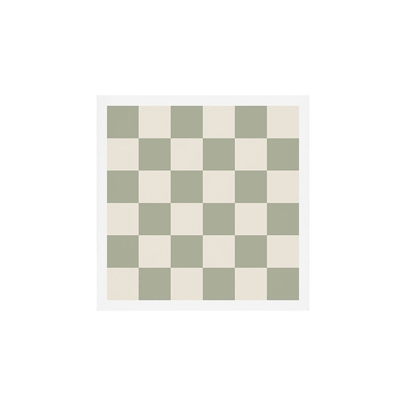Checkered (Sage Cream) Art Print Gallery Image 1
