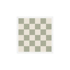 Checkered (Sage Cream) Art Print Gallery Image 1