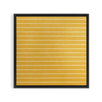 Classic Stripe (Yellow) Framed Canvas Print Gallery Image 3