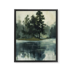 Country Lake I Framed Canvas Print Gallery Image 6