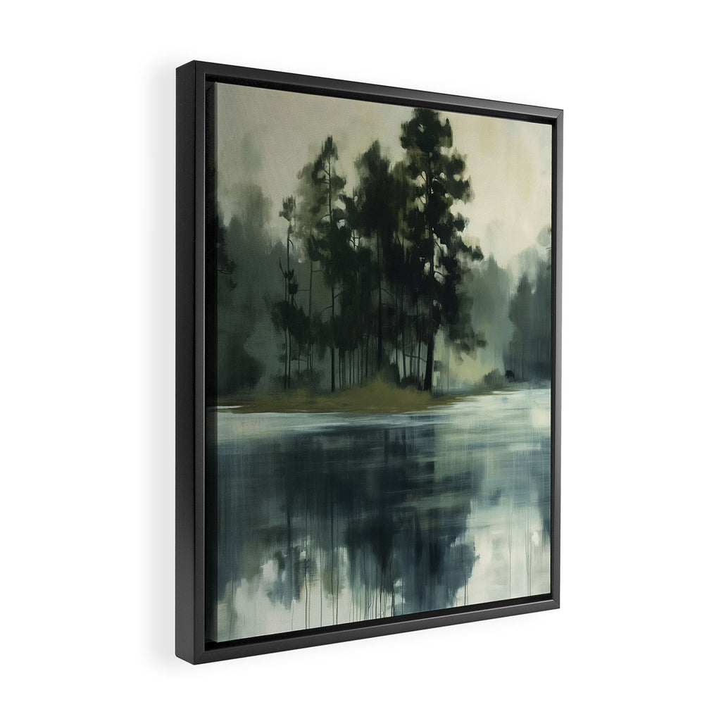 Country Lake I Framed Canvas Print Gallery Image 2