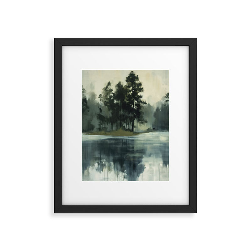 Country Lake I Framed Art Print Gallery Image 5