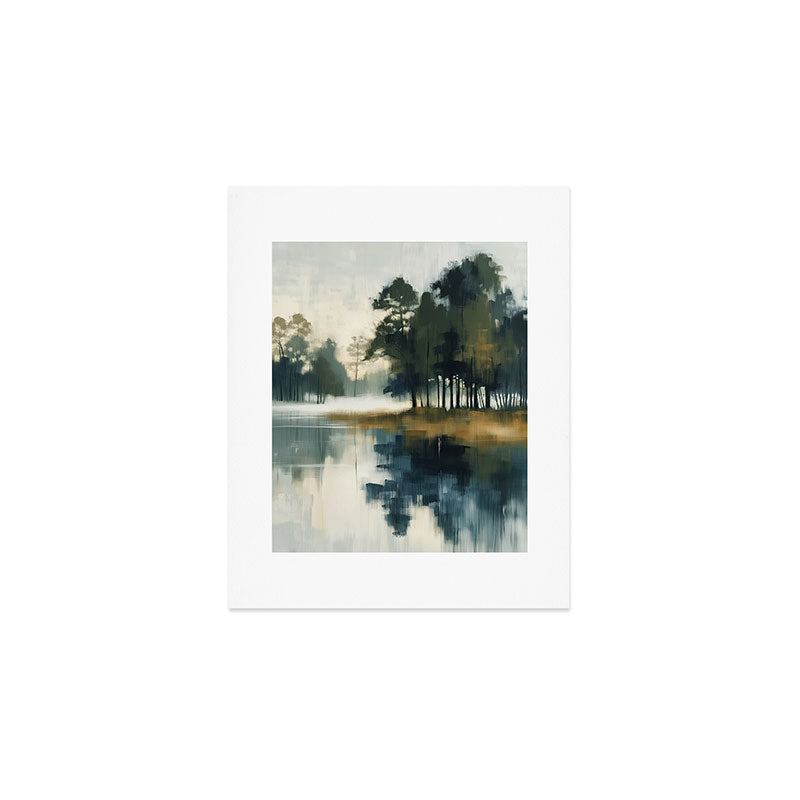 Country Lake II Art Print Gallery Image 1