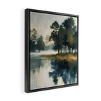 Country Lake II Framed Canvas Print Gallery Image 2
