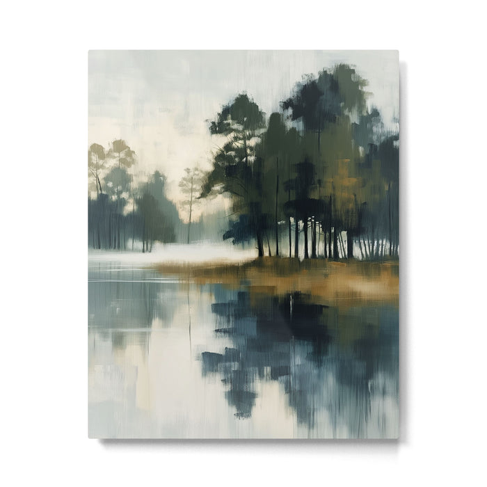 Country Lake II Metal Print Gallery Image 1