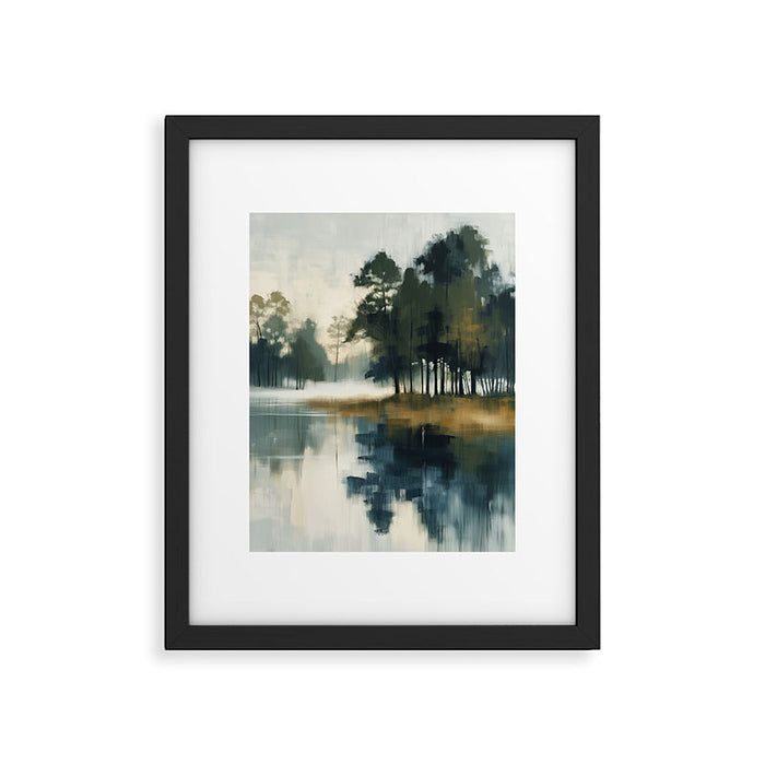 Country Lake II Framed Art Print Gallery Image 1