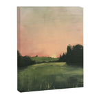 Country pink sunset Canvas Print Gallery Image 6