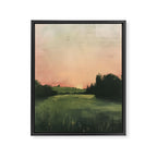 Country pink sunset Framed Canvas Print Gallery Image 6