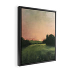 Country pink sunset Framed Canvas Print Gallery Image 2