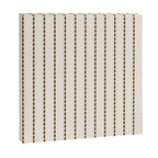 Dashed Lines (Cream & Chocolate) Canvas Print Gallery Image 3
