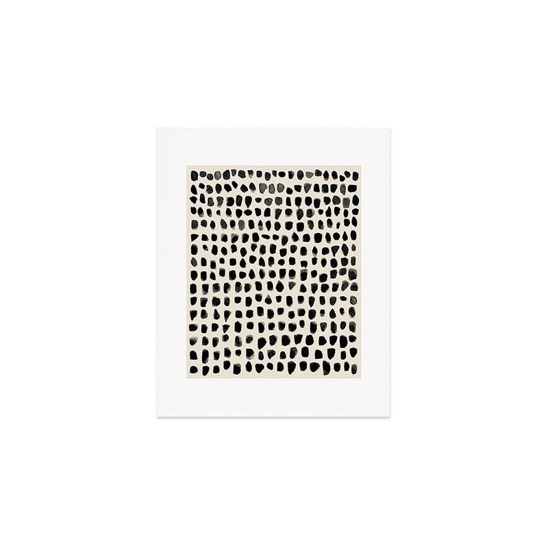 Dots (Beige) Art Print Gallery Image 1