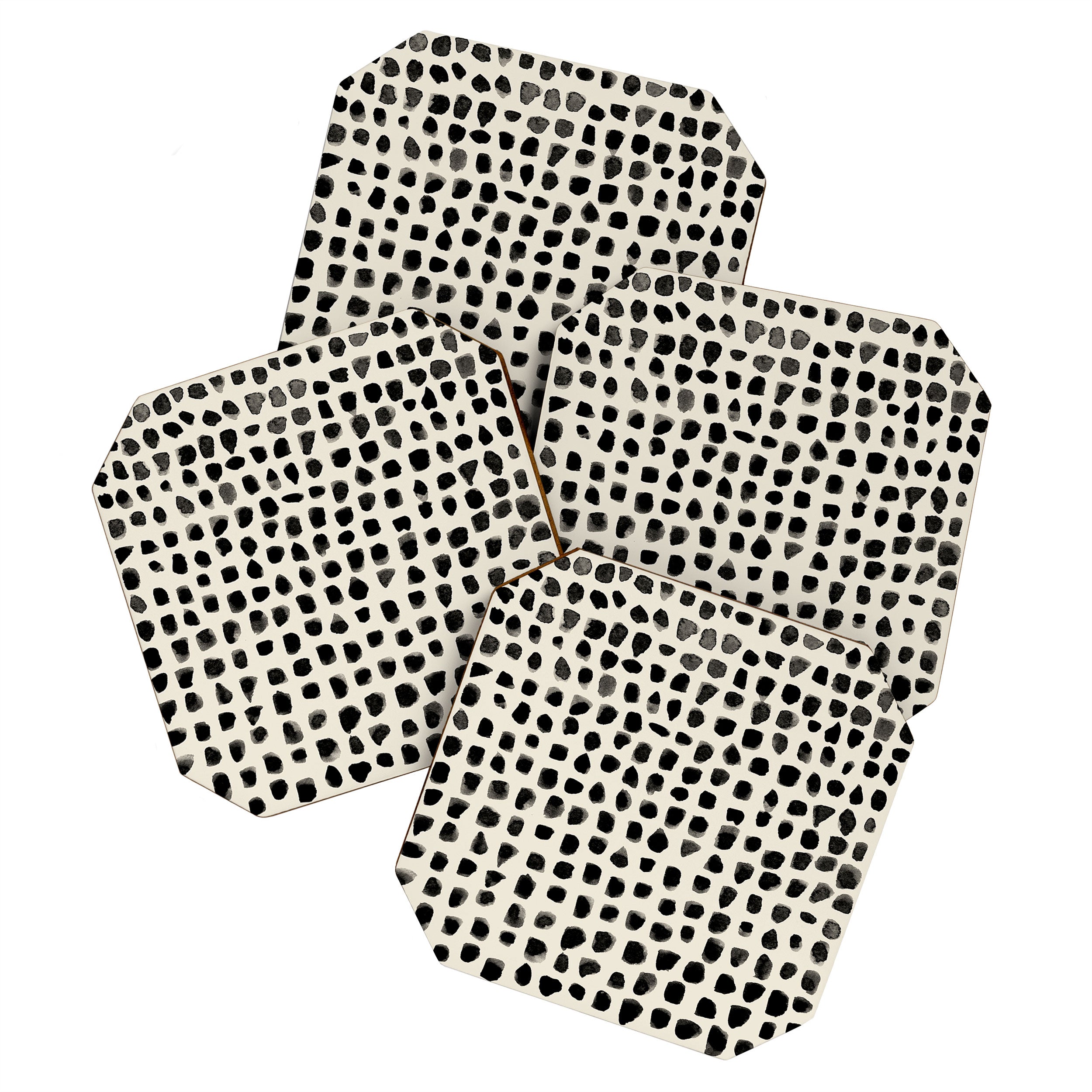 Dots (Beige) Coaster Gallery Image 1