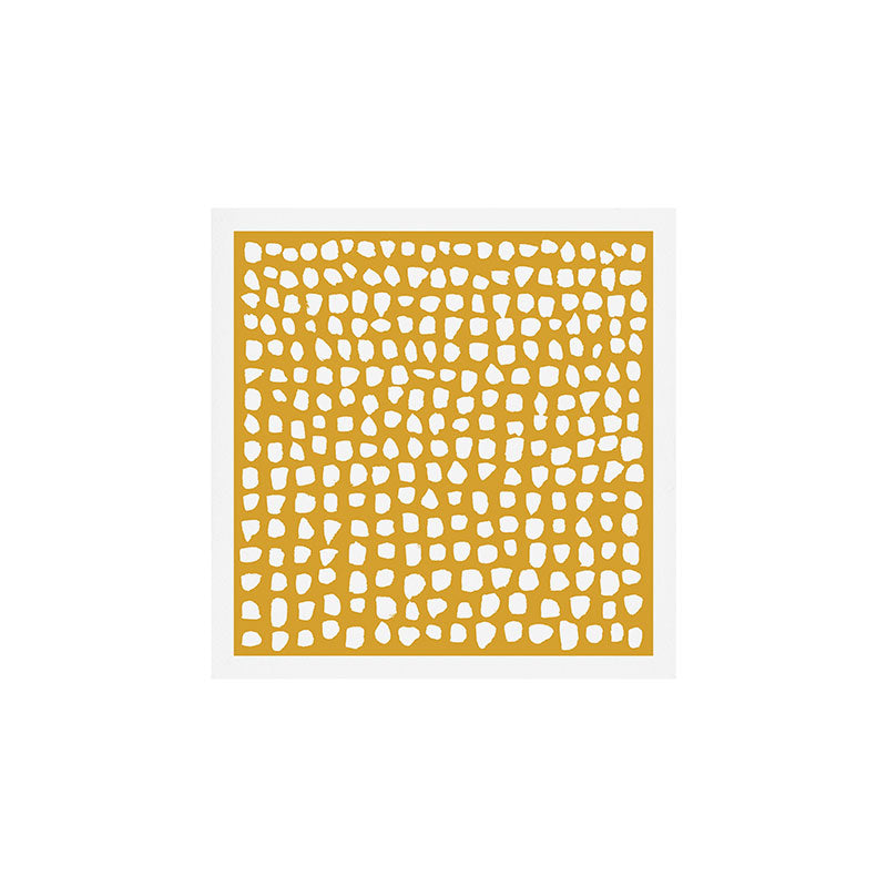 Dots (Mustard Yellow) Art Print Gallery Image 1