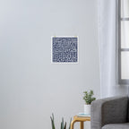 Dots (Navy) Art Print Gallery Image 3