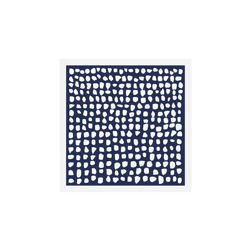 Dots (Navy) Art Print Gallery Image 1